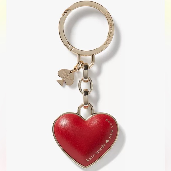 NWT-Kate Spade-SET-Heart❤️Hardware-Micro Flap Crossbody &❤️Keyfob/Bag Charm-$378 - Picture 16 of 16
